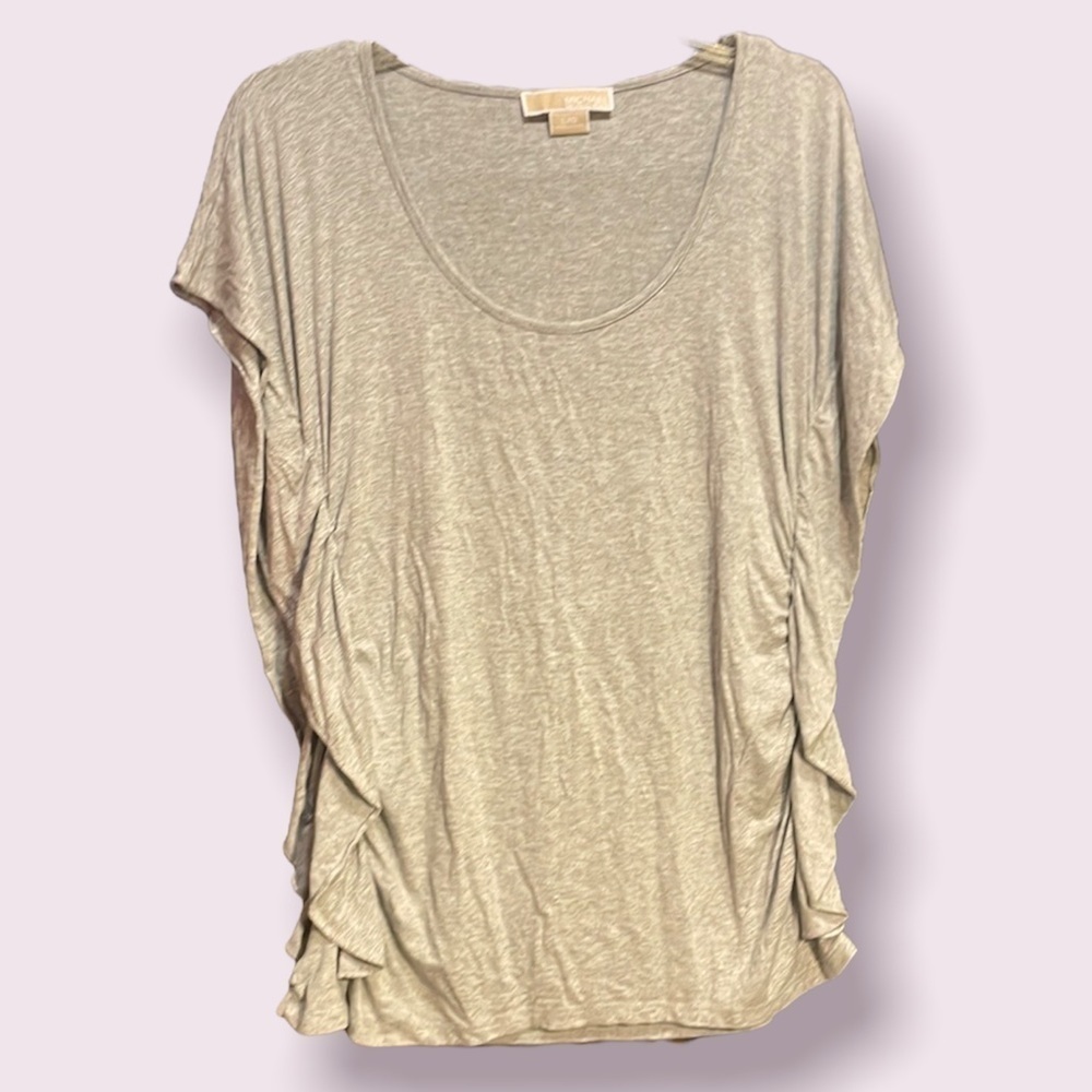 MICHAEL Michael Kors Gray Short Sleeve Top